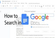 How to Search in Google Docs – Find and Replace How to Search in Google Docs