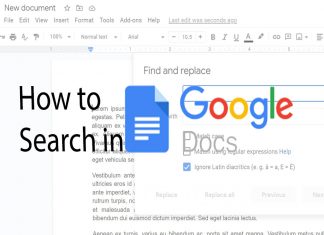 How to Search in Google Docs
