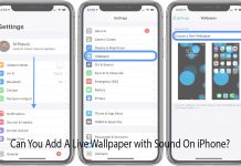 Can You Add A Live Wallpaper with Sound On iPhone?