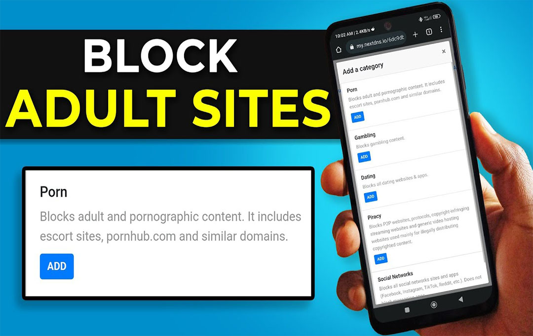 How to Block Adult Websites on my phone?