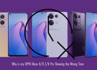 Why is my OPPO Reno 8/8 Z/8 Pro Showing the Wrong Time