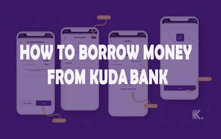 How To Borrow Money From Kuda Bank | Low Interest Rate