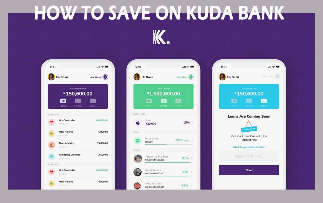 How to Save on Kuda Bank