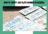 How To Verify Car Plate Number In Nigeria 2024