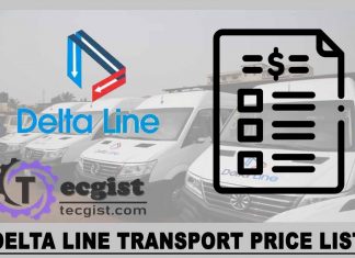 Delta Line Park Transport Price List 2025, Contact And Address Delta Line Transport Price List