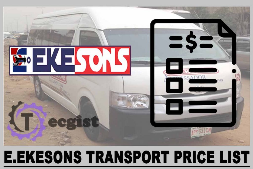 E.Ekesons Transport Price List