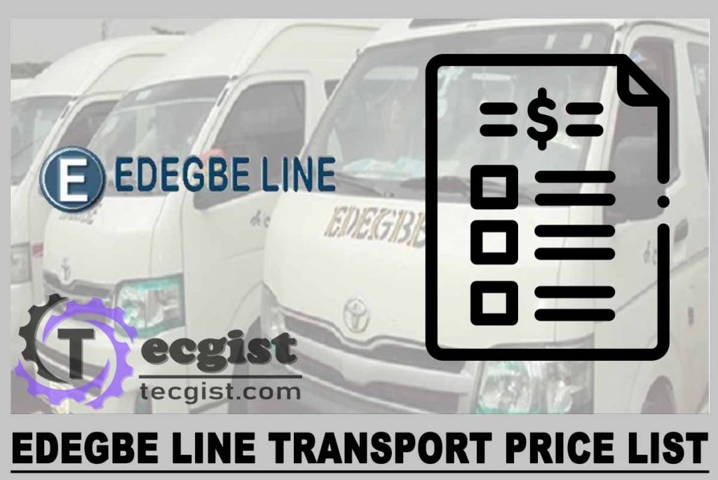 edegbe line Transport Price List