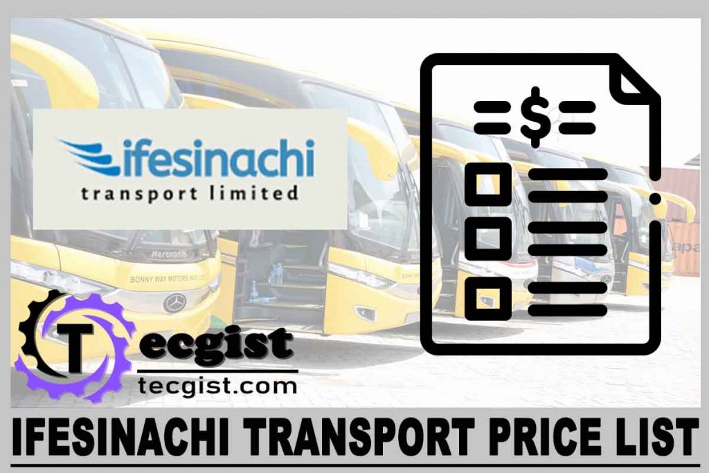 Ifesinachi Transport Price List