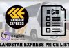Landstar Express Price List