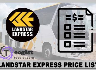 Landstar Express Price List 2025, Contact And Address Landstar Express Price List