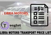 Libra Motors Price List 2025, Contact And Address Libra Motors Transport Price List