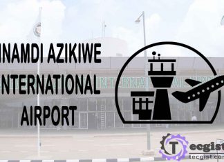 Nnamdi Azikiwe International Airport, Location and Routes