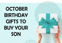 October Birthday Gifts to Buy Your Son 2023