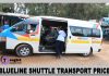 Blueline Shuttle Transport Fare