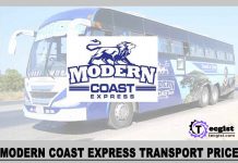 Modern Coast Express Ticket Price