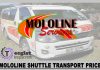 Mololine Shuttle Transport Price