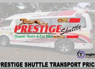 Prestige Shuttle Transport Price 2025, Online Booking, Contact And Address Prestige Shuttle Transport Price