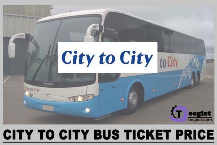 City to City Bus Ticket price
