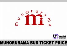 Munorurama Bus Ticket Price 2024