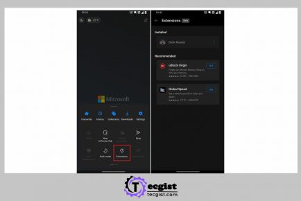 Add Extensions in Microsoft Edge for Android