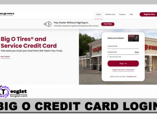 Big O Credit Card Login