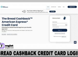 Bread Cashback Credit Card Login