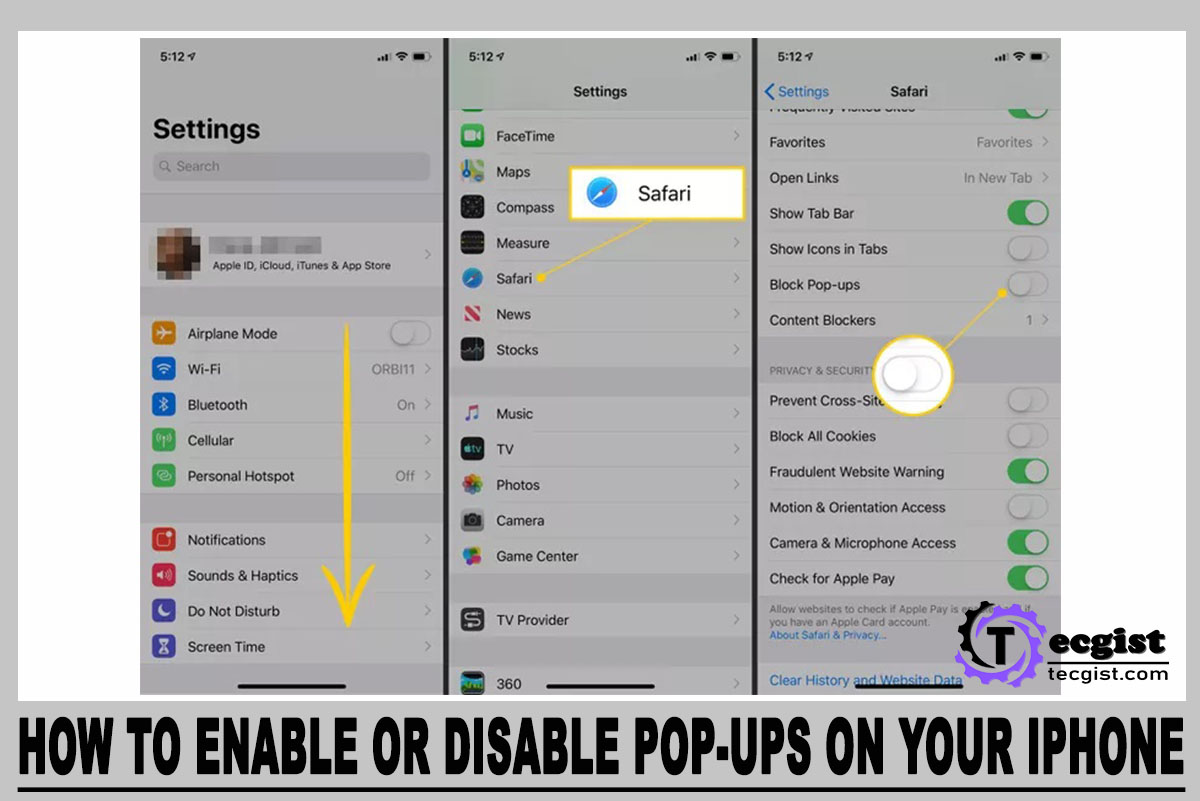 How To Enable Or Disable Pop-Ups On Your IPhone