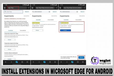 Install Extensions in Microsoft Edge for Android