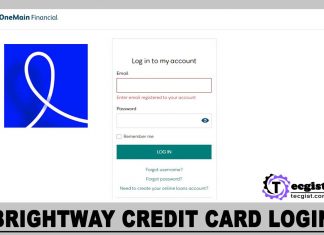 Brightway Credit Card login