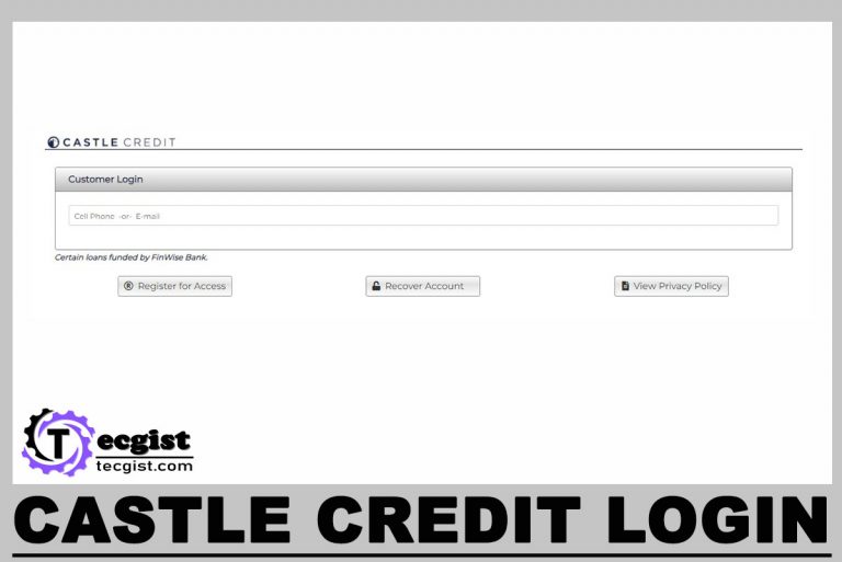 Castle Credit Login Castle Credit Login