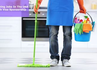 Cleaning Jobs In The USA With Visa Sponsorship