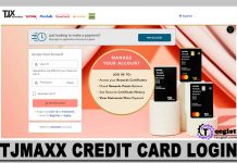 TJMaxx Credit Card Login
