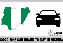 Good 2016 Car Brand to Buy in Nigeria