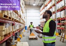 Warehouse Job Openings in Canada – $3,446 Per Month Warehouse Job Openings in Canada