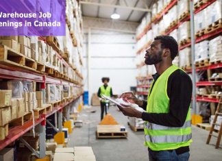 Warehouse Job Openings in Canada – $3,446 Per Month Warehouse Job Openings in Canada